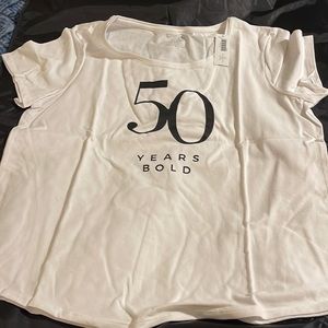 NWT Chicos BOLD age “50” tee